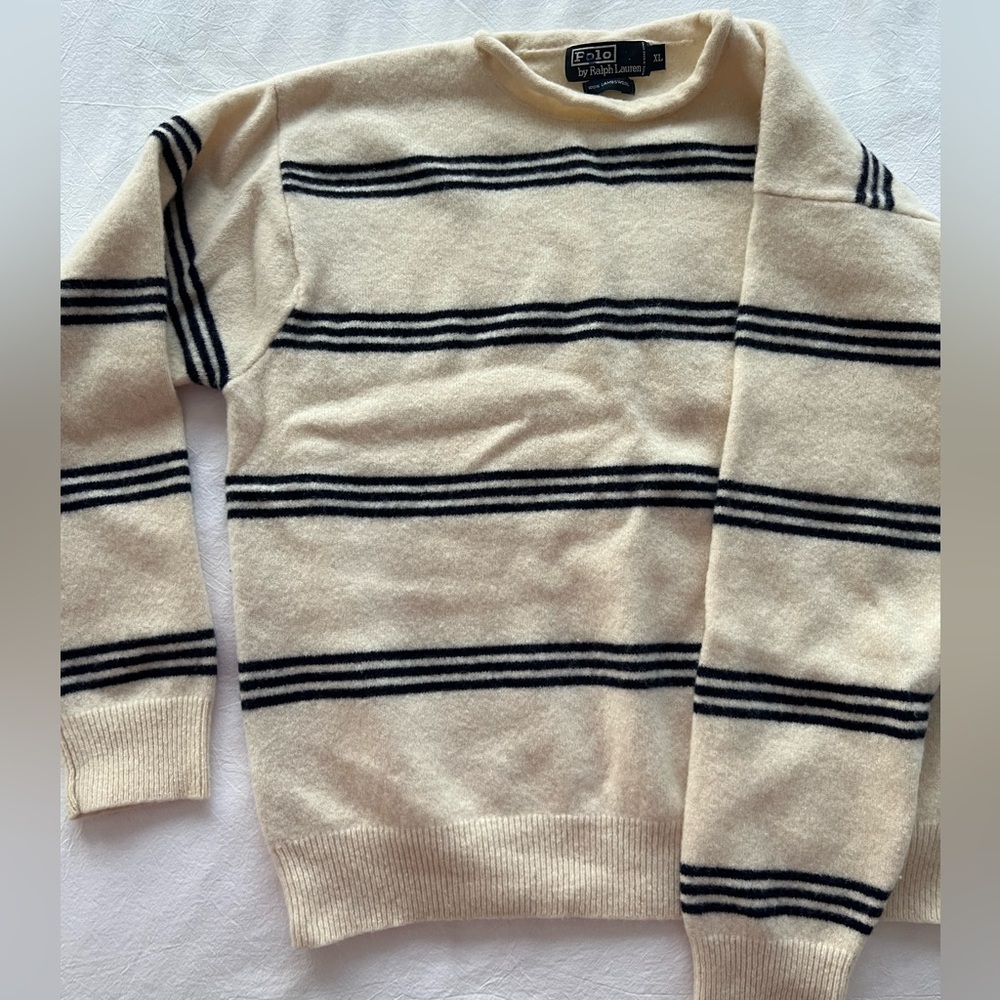 Ralph Lauren Wool Striped Sweater